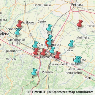 Mappa 40013 Bologna BO, Italia (14.46688)