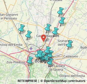Mappa 40013 Bologna BO, Italia (7.42375)