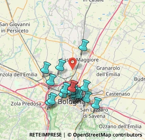 Mappa 40013 Bologna BO, Italia (7.03316)