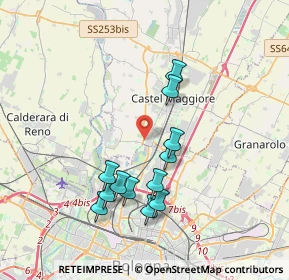 Mappa 40013 Bologna BO, Italia (3.50833)