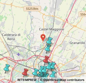 Mappa 40013 Bologna BO, Italia (6.7415)