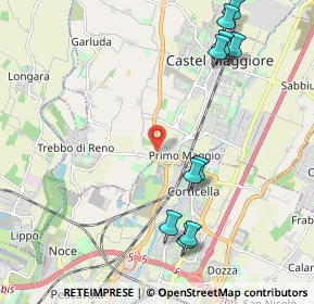 Mappa 40013 Bologna BO, Italia (2.80083)