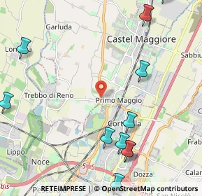 Mappa 40013 Bologna BO, Italia (2.88455)