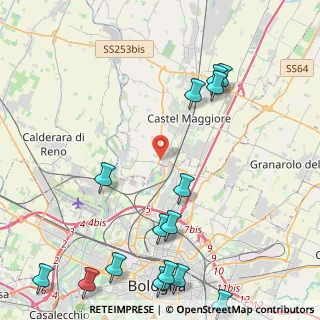 Mappa 40013 Bologna BO, Italia (5.96333)