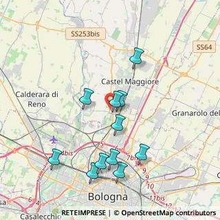 Mappa 40013 Bologna BO, Italia (3.86364)
