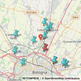 Mappa 40013 Bologna BO, Italia (4.38571)