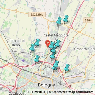 Mappa 40013 Bologna BO, Italia (3.335)