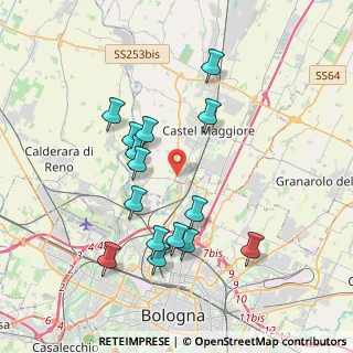 Mappa 40013 Bologna BO, Italia (3.73333)