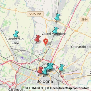 Mappa 40013 Bologna BO, Italia (4.94545)