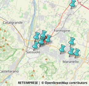 Mappa Strada Pedemontana, 41042 Fiorano Modenese MO, Italia (3.10818)