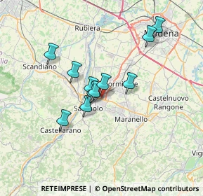 Mappa Strada Pedemontana, 41042 Fiorano Modenese MO, Italia (5.48182)