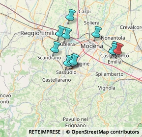 Mappa Strada Pedemontana, 41042 Fiorano Modenese MO, Italia (11.90455)