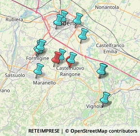Mappa Via Tintoretto, 41051 Castelnuovo Rangone MO, Italia (7.24267)