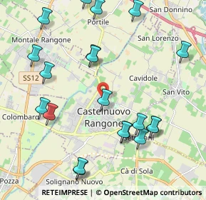 Mappa Via Tintoretto, 41051 Castelnuovo Rangone MO, Italia (2.444)