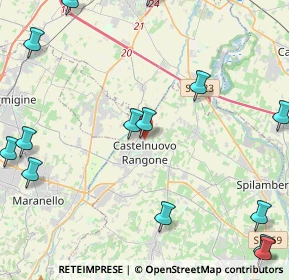 Mappa Via Tintoretto, 41051 Castelnuovo Rangone MO, Italia (6.77059)