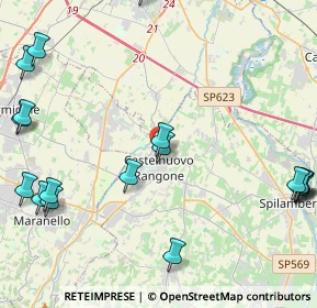 Mappa Via Tintoretto, 41051 Castelnuovo Rangone MO, Italia (6.2555)