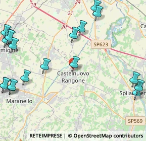 Mappa Via Tintoretto, 41051 Castelnuovo Rangone MO, Italia (6.3065)