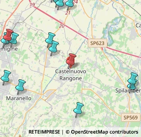 Mappa Via Tintoretto, 41051 Castelnuovo Rangone MO, Italia (6.6705)