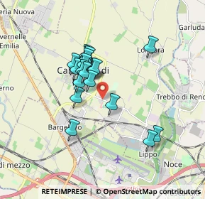 Mappa Via G. Garibaldi, 40124 Bologna BO, Italia (1.382)