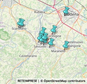 Mappa Via Archimede, 41049 Sassuolo MO, Italia (4.91182)