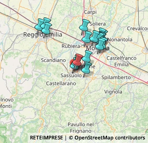 Mappa Via Archimede, 41049 Sassuolo MO, Italia (11.80556)