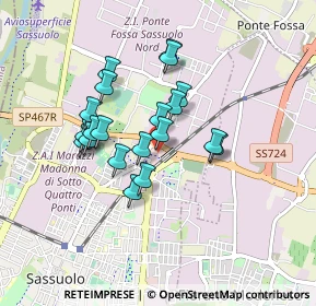 Mappa Via Archimede, 41049 Sassuolo MO, Italia (0.7115)