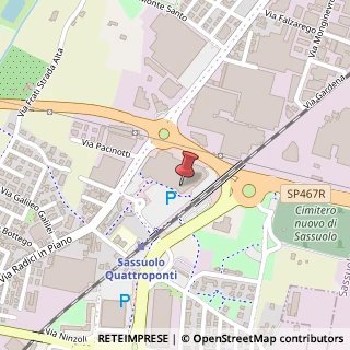 Mappa Via Archimede, 9, 41049 Sassuolo, Modena (Emilia Romagna)