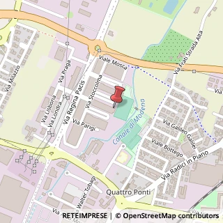 Mappa Via Atene, 14, 41049 Sassuolo, Modena (Emilia Romagna)