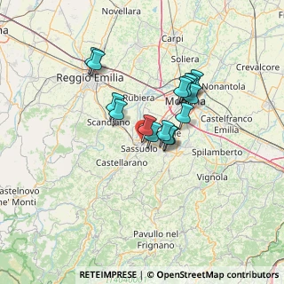 Mappa Viale Fermi, 41049 Sassuolo MO, Italia (10.70125)