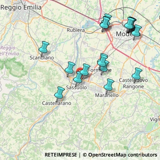 Mappa Viale Fermi, 41049 Sassuolo MO, Italia (9.563)