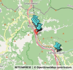 Mappa Via Valle Stura Sinistra, 16010 Rossiglione GE, Italia (1.268)