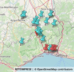 Mappa Via Valle Stura Sinistra, 16010 Rossiglione GE, Italia (13.095)