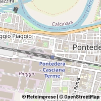 Mapa Pontedera