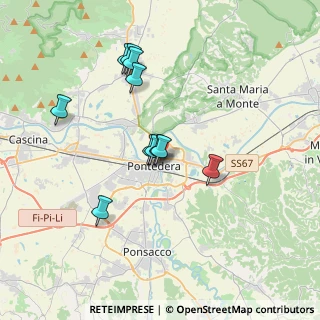 Mappa Piazza Enrico Berlinguer, 56025 Pontedera PI, Italia (3.21909)