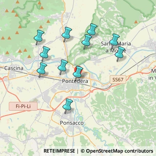 Mappa Piazza Enrico Berlinguer, 56025 Pontedera PI, Italia (3.97818)