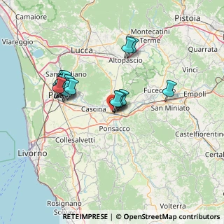Mappa Via Pietro Mascagni, 56025 Pontedera PI, Italia (13.871)