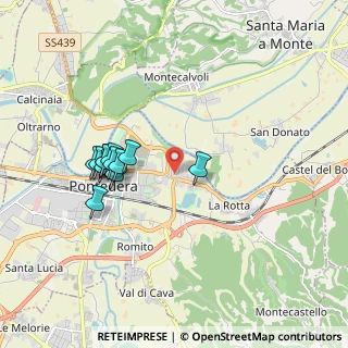 Mappa Via Don Lorenzo Milani, 56025 Pontedera PI, Italia (1.72667)