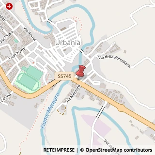 Mappa Via Giuseppe Mazzini, 3, 61049 Urbania, Pesaro e Urbino (Marche)
