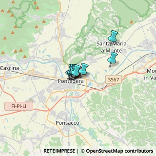 Mappa Via Vittorio Alfieri, 56025 Pontedera PI, Italia (1.46545)