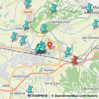 Mappa Via Vittorio Alfieri, 56025 Pontedera PI, Italia (2.5735)