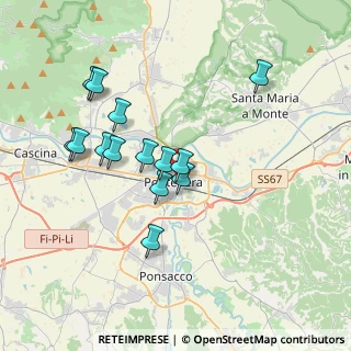 Mappa Via Tosco Romagnola, 56025 Pontedera PI, Italia (3.50357)