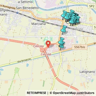 Mappa Via Belgio, 56021 Cascina PI, Italia (1.4225)