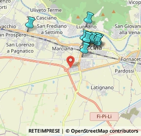 Mappa Via Belgio, 56021 Cascina PI, Italia (1.75364)