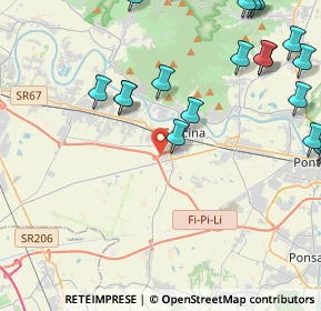 Mappa Via Belgio, 56021 Cascina PI, Italia (5.8685)