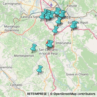 Mappa Viale S. Pertini, 50026 San Casciano In Val di Pesa FI, Italia (9.006)