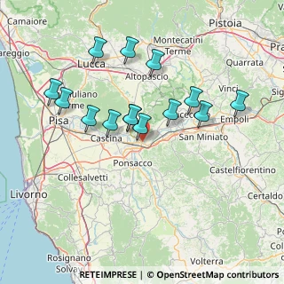 Mappa Via della Virgola, 56025 Pontedera PI, Italia (14.03643)