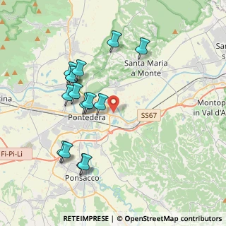 Mappa Via della Virgola, 56025 Pontedera PI, Italia (4.02933)