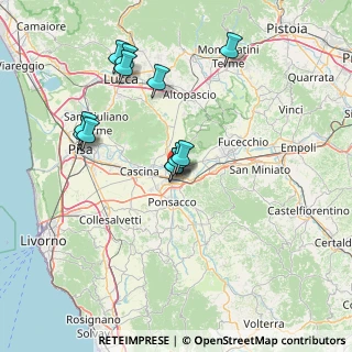 Mappa Via Vittorio Veneto, 56025 Pontedera PI, Italia (14.3375)
