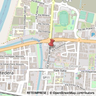 Mappa Via Vittorio Veneto, 100, 56025 Pontedera, Pisa (Toscana)