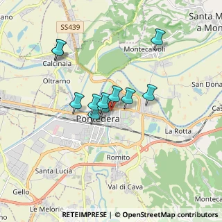 Mappa Via Vittorio Veneto, 56025 Pontedera PI, Italia (1.38)